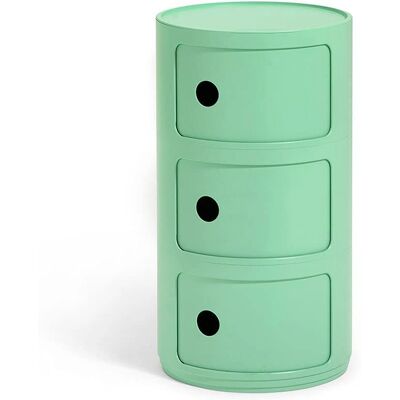 Kartell Anna Ferrieri Componibili - Grüner Bio-Einlageraum - 3 Einheiten Kartell Anna Ferrieri Componibili - Grüner Bio-Einlageraum - 3 Einheiten