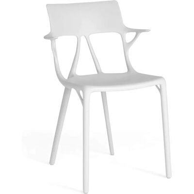 Sedia Designer A.I. di Kartell - Bianco - Sedia intelligente ecologica Sedia Designer A.I. di Kartell - Bianco - Sedia intelligente ecologica