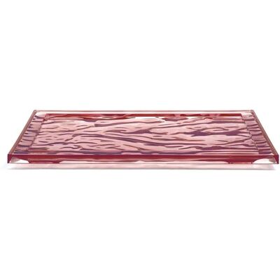 Kartell Dune Tablett Pink - Essenservice Kartell Dune Tablett Pink - Essenservice