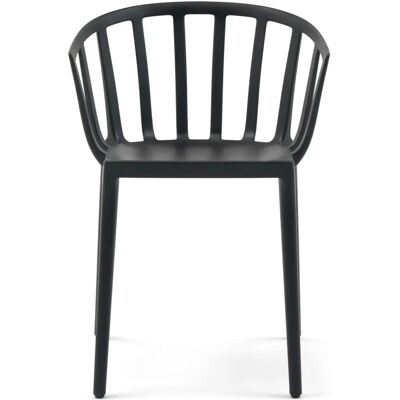 Kartell 05806NE Restaurantstuhl - Wetterfester Polycarbonat - Designer Philippe Starck Kartell 05806NE Restaurantstuhl - Wetterfester Polycarbonat - Designer Philippe Starck