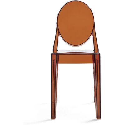 Kartell G4857Z2 Pomarańczowa Stosowana Krzesło - Krzesło do restauracji Kartell G4857Z2 Pomarańczowa Stosowana Krzesło - Krzesło do restauracji