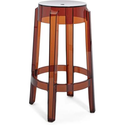 Kartell 04898Z2 Transparent Dining Stool - Charles Ghost - 65cm/75cm Kartell 04898Z2 Transparent Dining Stool - Charles Ghost - 65cm/75cm
