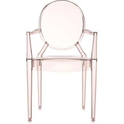 Kartell G4852J3 Orange Louis Ghost Stapelbarer Esszimmerstuhl - Esszimmerstuhl Kartell G4852J3 Orange Louis Ghost Stapelbarer Esszimmerstuhl - Esszimmerstuhl