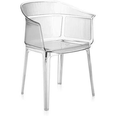 Kartell Papyrus Transparent Stapelarmlehne - Möbel Kartell Papyrus Transparent Stapelarmlehne - Möbel