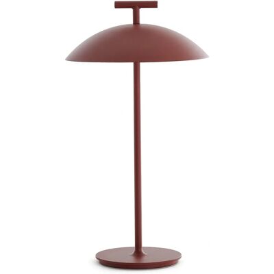 Kartell Rote Tragbare LED-Tischleuchte - Tischlampe Kartell Rote Tragbare LED-Tischleuchte - Tischlampe