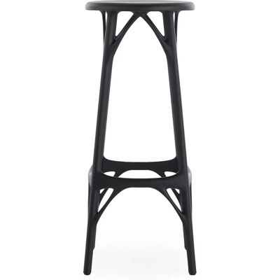 Kartell 05903NE Sgabello da pranzo in materiali riciclati - Sedia Kartell 05903NE Sgabello da pranzo in materiali riciclati - Sedia