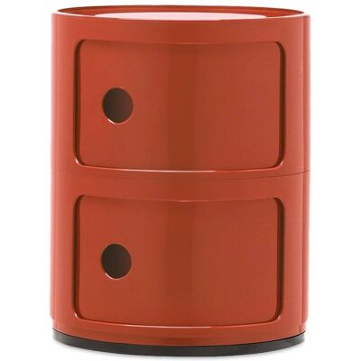 Kartell Modell 4966 - Oranger Stauraum - Aufbewahrungsbehälter Kartell Modell 4966 - Oranger Stauraum - Aufbewahrungsbehälter