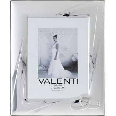 Valenti & Co. Zilveren fotolijst 13x18cm - Elegant cadeau voor bruiloft of ouders Valenti & Co. Zilveren fotolijst 13x18cm - Elegant cadeau voor bruiloft of ouders