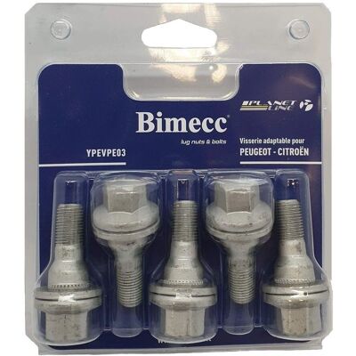 BIMECC YPEVPE03 Hjulbolt - Kompatibel med Opel, Fiat, Peugeot BIMECC YPEVPE03 Hjulbolt - Kompatibel med Opel, Fiat, Peugeot
