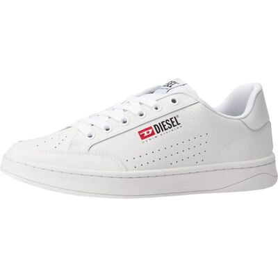 Baskets en cuir blanc Diesel Y03282 P6325 T1003 - Sneakers Baskets en cuir blanc Diesel Y03282 P6325 T1003 - Sneakers