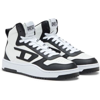 Diesel S-Ukiyo V2 Mid Sneakers - Leder & Nylon - Männer Diesel S-Ukiyo V2 Mid Sneakers - Leder & Nylon - Männer