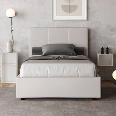Lit Mika 140x200 en similicuir Ityhome - Lit - Publicité Lit Mika 140x200 en similicuir Ityhome - Lit - Publicité