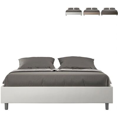 Cama doble con almacenamiento ITYHOME - Diseño italiano moderno Cama doble con almacenamiento ITYHOME - Diseño italiano moderno