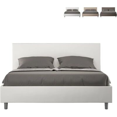 Lit Queen Size 160x200 Ityhome - Moderne, en similicuir - Publicité Lit Queen Size 160x200 Ityhome - Moderne, en similicuir - Publicité