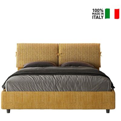 Cama doble ITYHOME con almacenamiento - 160x190 - Diseño italiano moderno Cama doble ITYHOME con almacenamiento - 160x190 - Diseño italiano moderno