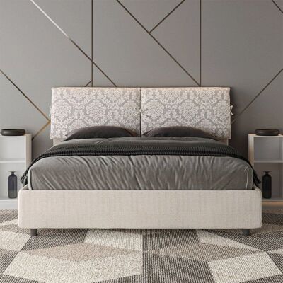 Cama Mados 160x190 con cabecera - Hecho en Italia Cama Mados 160x190 con cabecera - Hecho en Italia