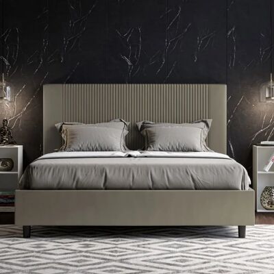 Cama doble Goya con almacenamiento - Diseño italiano moderno Cama doble Goya con almacenamiento - Diseño italiano moderno