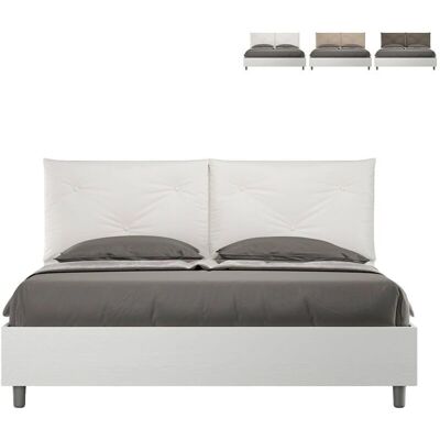 ITAMOBY Bett mit Stauraum - Doppelbett mit Kissen - Made in Italy ITAMOBY Bett mit Stauraum - Doppelbett mit Kissen - Made in Italy