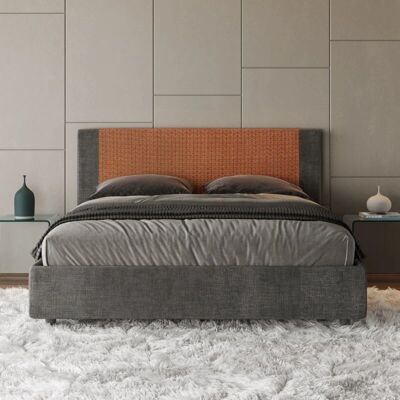 Cama Rosal 160x190 de Ityhome con cabecera - Calidad italiana Cama Rosal 160x190 de Ityhome con cabecera - Calidad italiana
