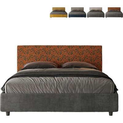 ITAMOBY Cama Arla Gris Oscuro con Almacenamiento - Queen ITAMOBY Cama Arla Gris Oscuro con Almacenamiento - Queen