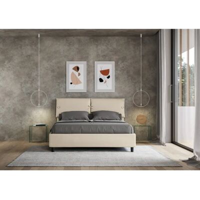 Marque suédoise Lit avec Rangement Queen Size - Tapissé et Fabriqué en Italie - Publicité Marque suédoise Lit avec Rangement Queen Size - Tapissé et Fabriqué en Italie - Publicité