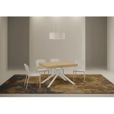 Itamoby Mesa Extensible en Madera Natural - Mesa de Comedor Itamoby Mesa Extensible en Madera Natural - Mesa de Comedor