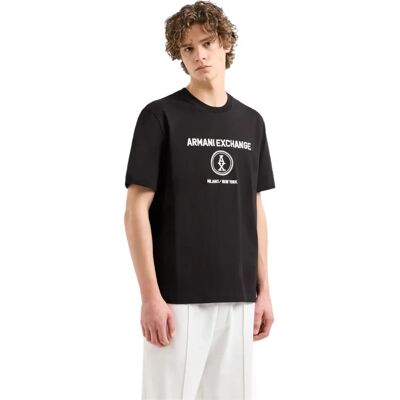 Armani Exchange Black Short Sleeve T-shirt - Casual Armani Exchange Black Short Sleeve T-shirt - Casual