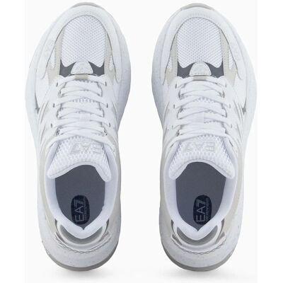Buty Unisex EA7 Białe - Sneakers Casual i Wielosportowe Buty Unisex EA7 Białe - Sneakers Casual i Wielosportowe