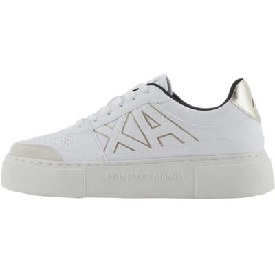 Armani Exchange XDX147XV830T782 Białe Swobodne Buty Armani Exchange XDX147XV830T782 Białe Swobodne Buty