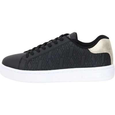 Armani Exchange XDX165XV891T780 Schwarze Logo Turnschuhe - Trainers Armani Exchange XDX165XV891T780 Schwarze Logo Turnschuhe - Trainers