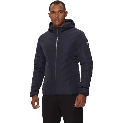 Giacca EA7 Emporio Armani - Blu Ripiegabile Giacca EA7 Emporio Armani - Blu Ripiegabile