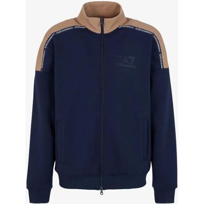 Sudadera de Cuello Alto con Cremallera Completa EA7 - Sudadera Sudadera de Cuello Alto con Cremallera Completa EA7 - Sudadera
