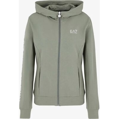 Sudadera con Capucha de Algodón Verde EA7 - Hooded Sweatshirt Sudadera con Capucha de Algodón Verde EA7 - Hooded Sweatshirt