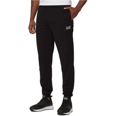 EA7 Schwarze Baumwoll-Jogginghosen - Casual Sporthosen EA7 Schwarze Baumwoll-Jogginghosen - Casual Sporthosen