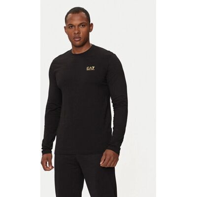 EA7 Model 8NPT28_PJVQZ Bawełniana koszulka z długim rękawem - T-shirt EA7 Model 8NPT28_PJVQZ Bawełniana koszulka z długim rękawem - T-shirt