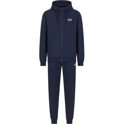 EA7 Mens Blue Tracksuit - Zip Hoodie & Joggers - Tracksuit EA7 Mens Blue Tracksuit - Zip Hoodie & Joggers - Tracksuit