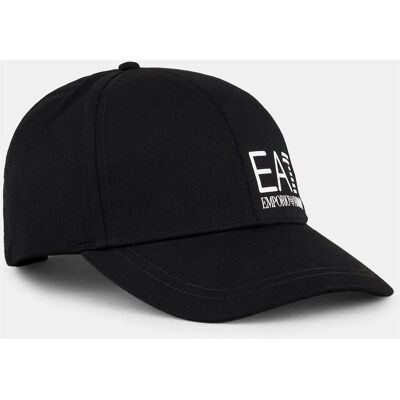 Cappello Nero EA7 - Casual, Cotone - Protezione Solare Cappello Nero EA7 - Casual, Cotone - Protezione Solare
