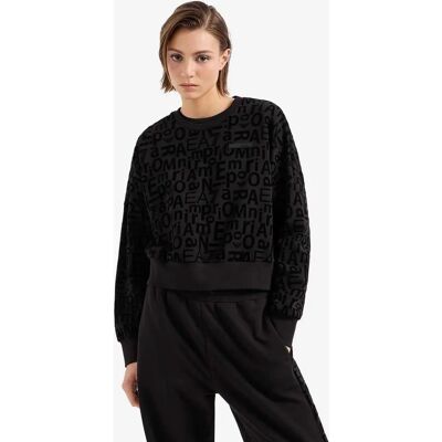 Bluza EA7 z organicznej bawełny i modal z okrągłym dekoltem - Bluza Bluza EA7 z organicznej bawełny i modal z okrągłym dekoltem - Bluza