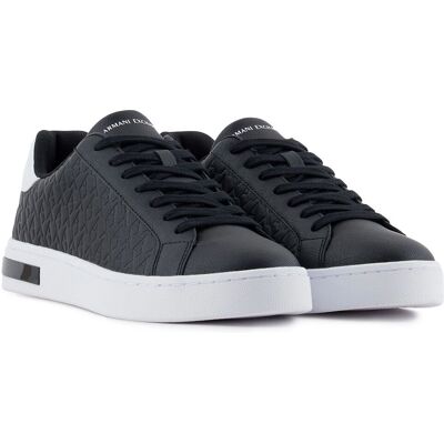Armani Exchange XM000140AF11916MC011 Baskets avec logo croisé noir - Sneakers - Publicité Armani Exchange XM000140AF11916MC011 Baskets avec logo croisé noir - Sneakers - Publicité