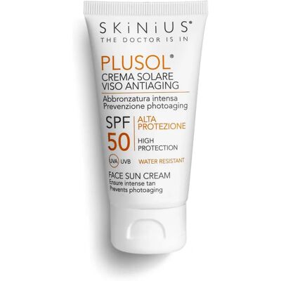 Skinius Plusol Crema Solare Viso SPF 50 Skinius Plusol Crema Solare Viso SPF 50
