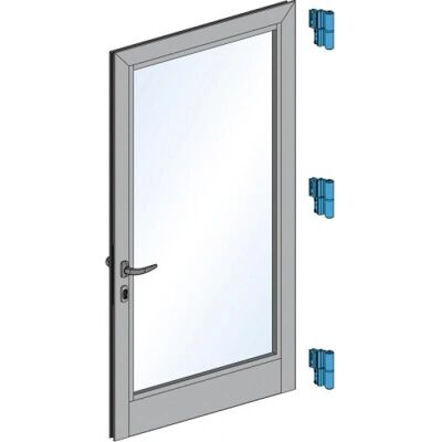 Paumelle en aluminium pour porte lourde - Velox Top - Publicité Paumelle en aluminium pour porte lourde - Velox Top - Publicité