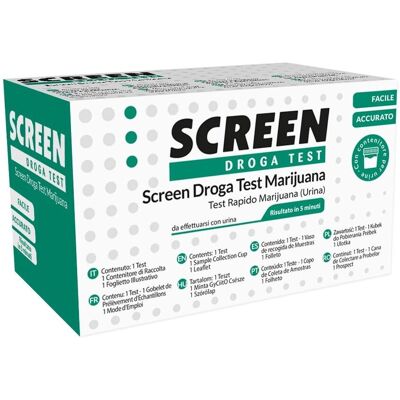 SCREEN ITALIA Test Droghe THC - Kit di test SCREEN ITALIA Test Droghe THC - Kit di test