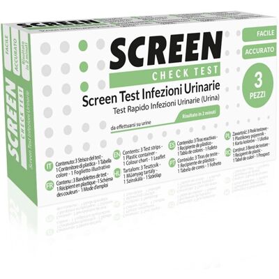 Test Urina Screen Italia Leucociti, Sangue, Nitrito, Proteina - Infezioni Test Urina Screen Italia Leucociti, Sangue, Nitrito, Proteina - Infezioni