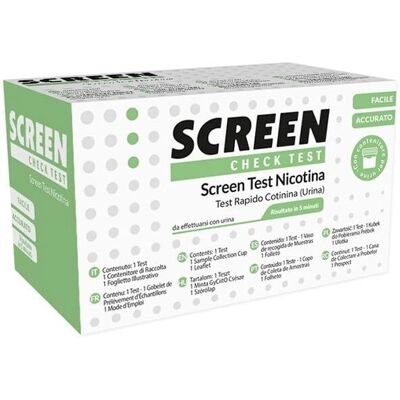 Test Nicotina Cotinina Urina - Screen Italia Test Nicotina Cotinina Urina - Screen Italia