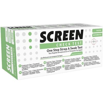 Screen Italia Srl Autoanalisi per Streptococco di gruppo A - Test rapido Screen Italia Srl Autoanalisi per Streptococco di gruppo A - Test rapido