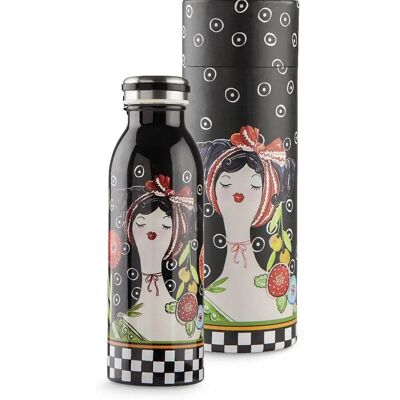 Egan Le Pupazze Bouteille Thermique 500 ml noire Egan Le Pupazze Bouteille Thermique 500 ml noire