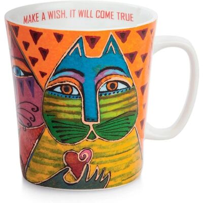 Egan Laurel Burch Mugg - Porcelain - Orange Egan Laurel Burch Mugg - Porcelain - Orange