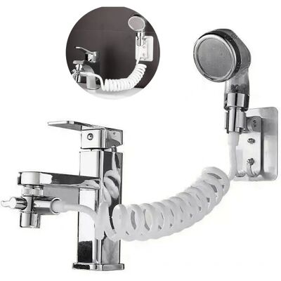 R&G - 186 - Plastica/Cromo - Tubo 100mm - Doccia a mano R&G - 186 - Plastica/Cromo - Tubo 100mm - Doccia a mano
