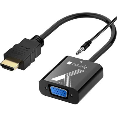 Techly AG6200 Convertisseur HDMI à VGA - Vidéo & Audio - Publicité Techly AG6200 Convertisseur HDMI à VGA - Vidéo & Audio - Publicité