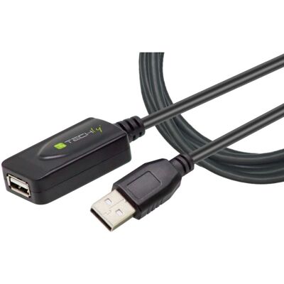 Techly USB-Kabel - 20m USB 2.0 Schwarz Techly USB-Kabel - 20m USB 2.0 Schwarz